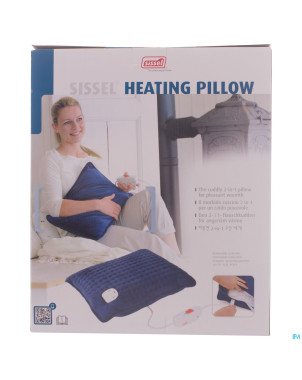 Sissel heating pillow cosy fleece bleu