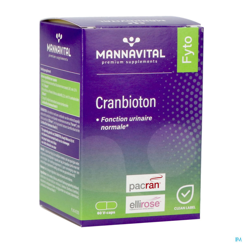 Mannavital cranbioton    v-caps 60