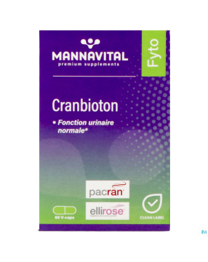 Mannavital cranbioton    v-caps 60