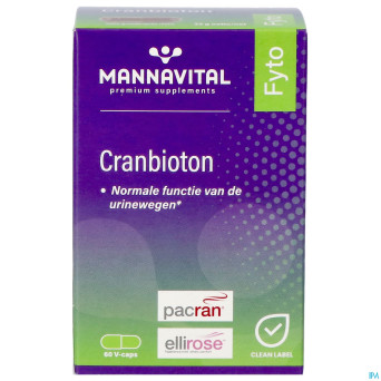 Mannavital cranbioton    v-caps 60