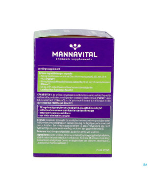 Mannavital cranbioton    v-caps 60