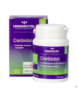 Mannavital cranbioton    v-caps 60