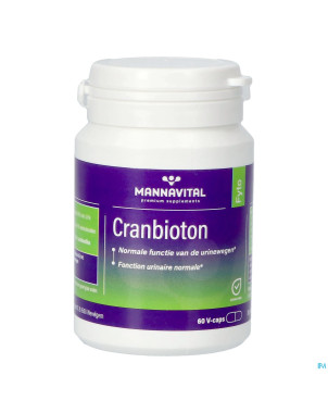 Mannavital cranbioton    v-caps 60