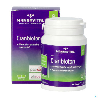 Mannavital cranbioton    v-caps 60