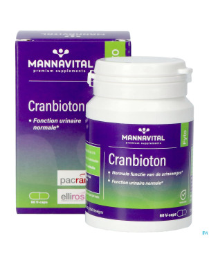 Mannavital cranbioton    v-caps 60