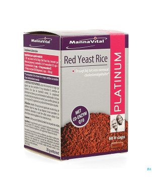 Mannavital red yeast rice platinium    v-caps  60