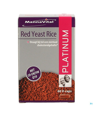 Mannavital red yeast rice platinium    v-caps  60