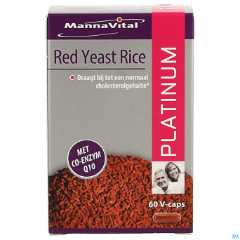 Mannavital red yeast rice platinium    v-caps  60