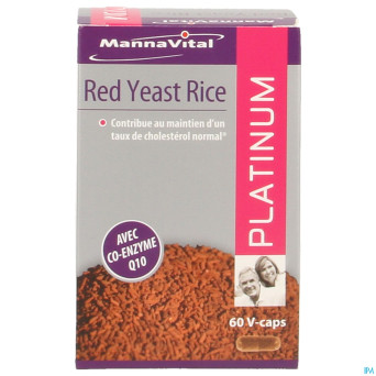 Mannavital red yeast rice platinium    v-caps  60