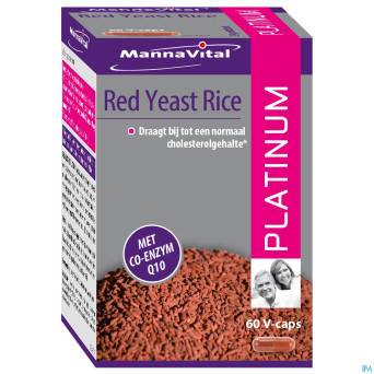 Mannavital red yeast rice platinium    v-caps  60