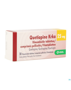 Quetiapine krka  25mg comp pell  30