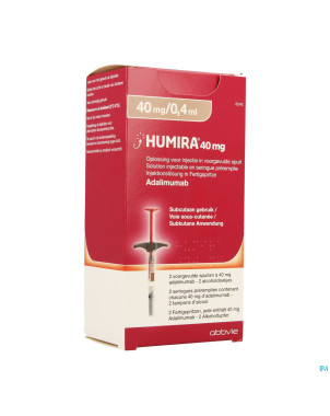 Humira 40mg/0,4ml sol inj seringue preremplie 2