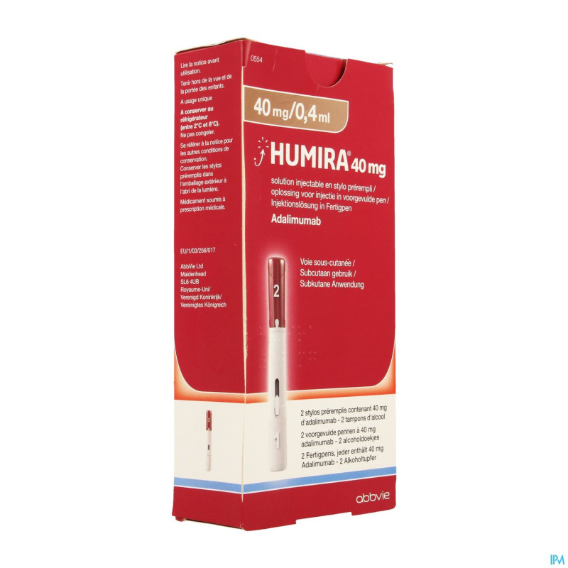 Humira 40mg/0,4ml sol inj stylo prerempli 2