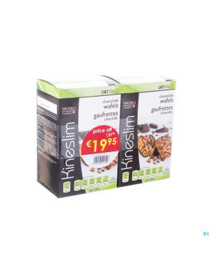 Kineslim gauffrette chocolat duo 2x3x2 price off