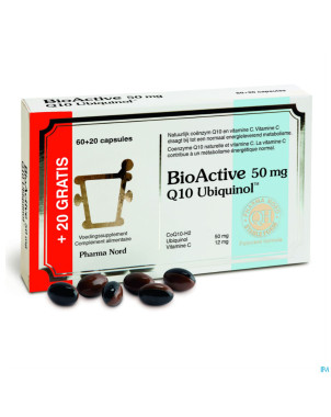 Bioactive q10 50mg    caps 60+20