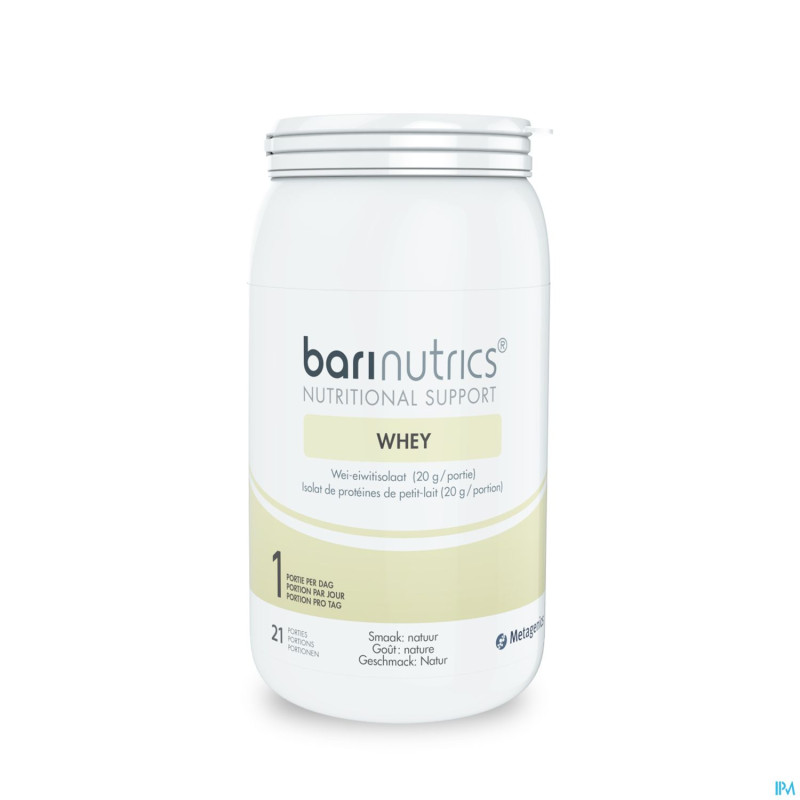 Barinutrics whey natuur nf 21 port.