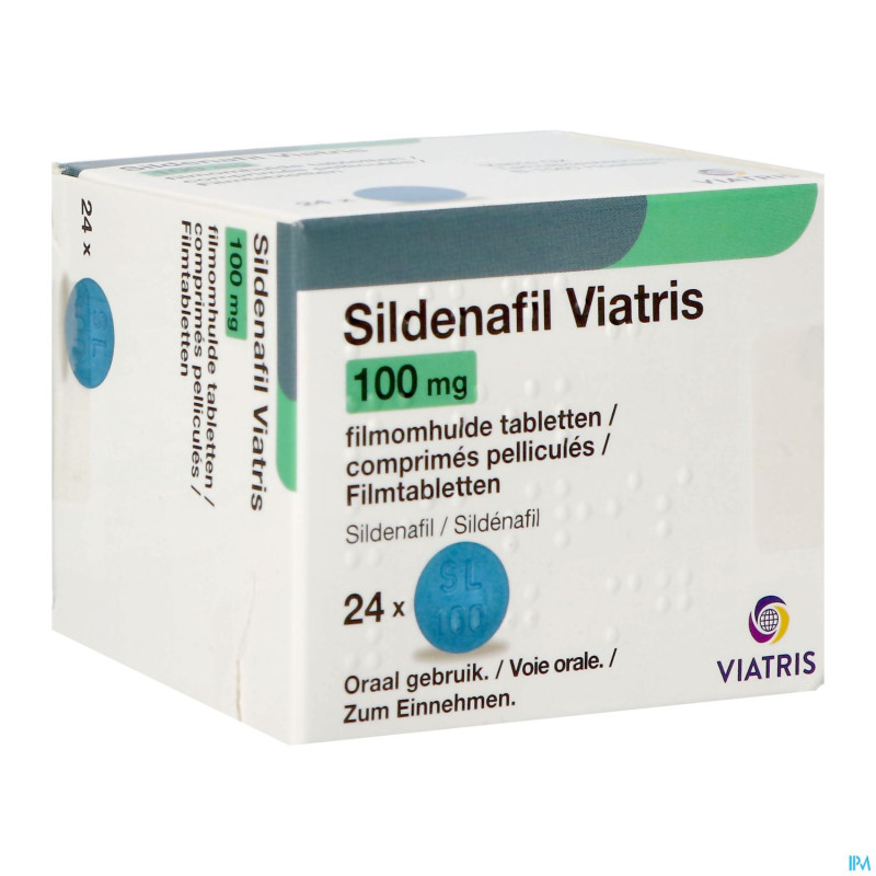 Sildenafil viatris 100mg comp pell 24
