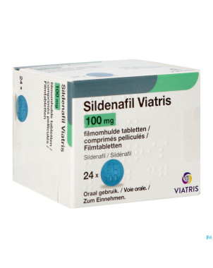 Sildenafil viatris 100mg comp pell 24
