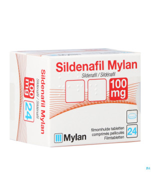 Sildenafil viatris 100mg comp pell 24