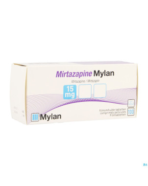 Mirtazapine viatris 15mg comp pell 100