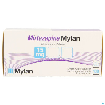 Mirtazapine viatris 15mg comp pell 100