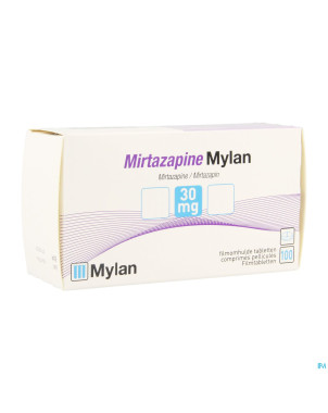 Mirtazapine viatris 30mg comp pell 100