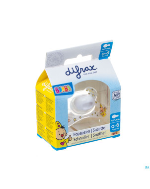 Difrax sucette natural 0-6m bumba