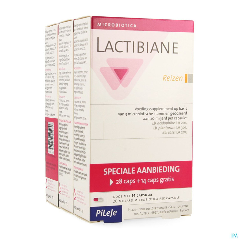 Lactibiane voyage caps 28+14