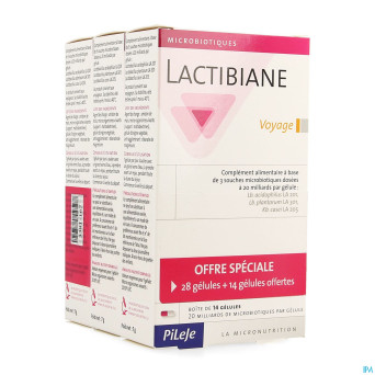 Lactibiane voyage caps 28+14