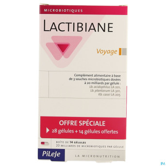 Lactibiane voyage caps 28+14