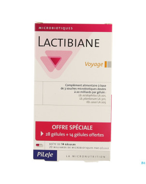 Lactibiane voyage caps 28+14