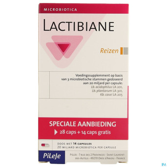 Lactibiane voyage caps 28+14