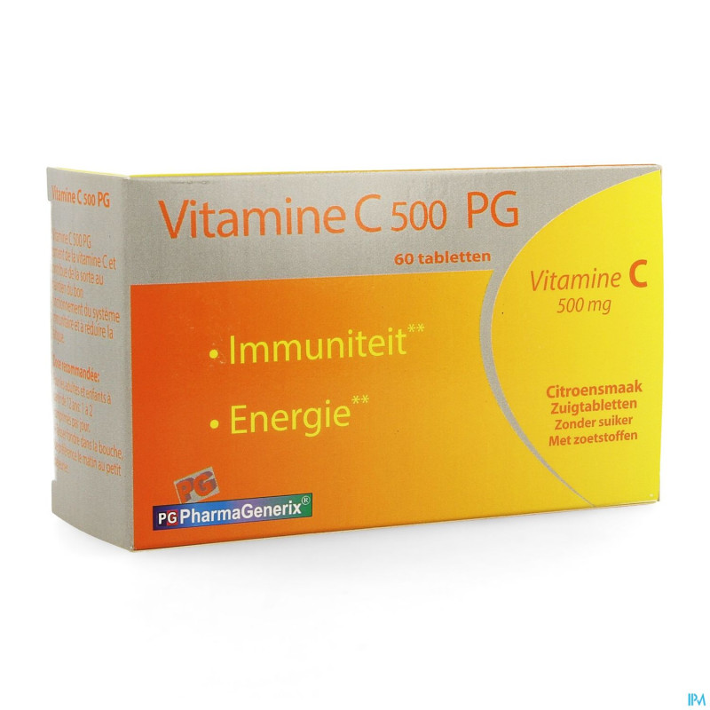 Vitamine c 500 pg  pharmagenerix    comp  60