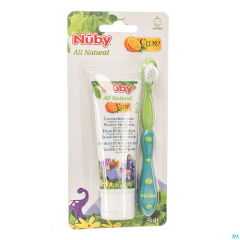 Nuby dentifirice enfant 45g + brosse dents