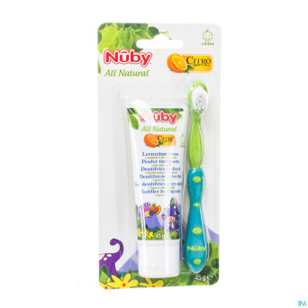 Nuby dentifirice enfant 45g + brosse dents