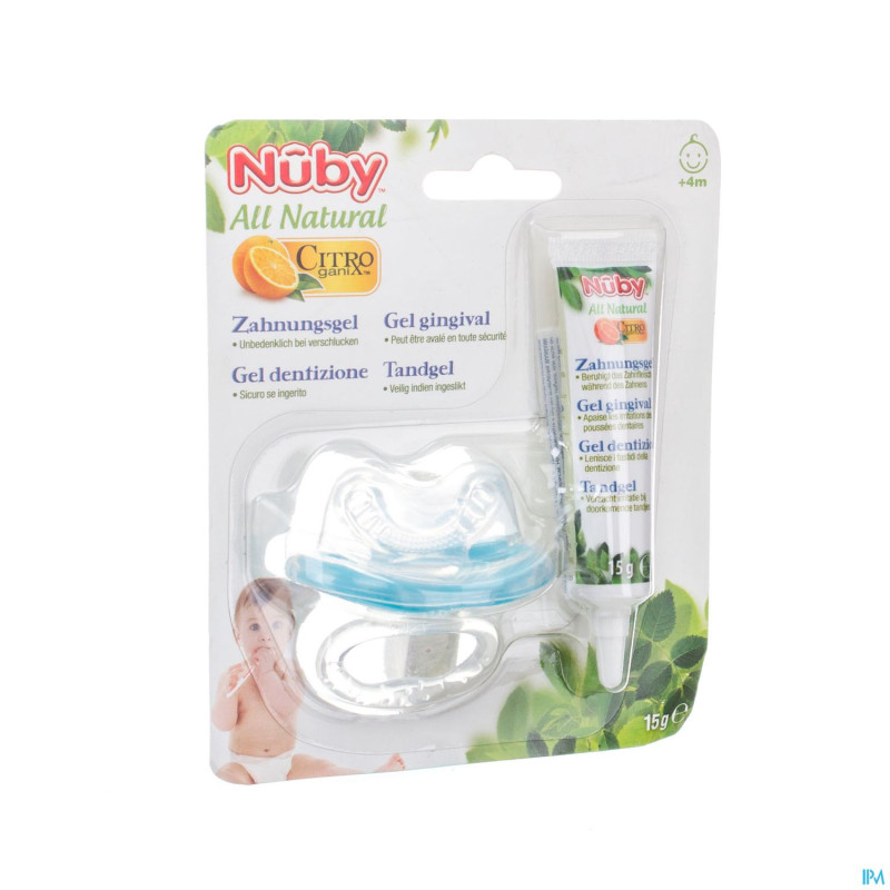 Nuby gel gingival 15g + anneau dentition gum-eez
