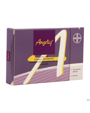 Angeliq 1mg/2mg comp pell  3 x 28 pip