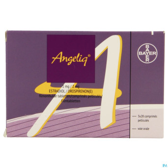Angeliq 1mg/2mg comp pell  3 x 28 pip