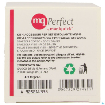 Maniquick set exfoliant accessoires