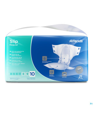 Attends slip regular 10 small  1x21