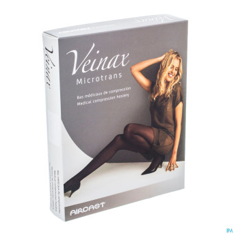 Veinax mi-bas microtrans 2 long noir taille 1