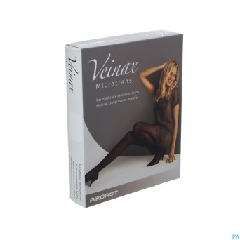 Veinax mi-bas microtrans 2 long noir taille 1