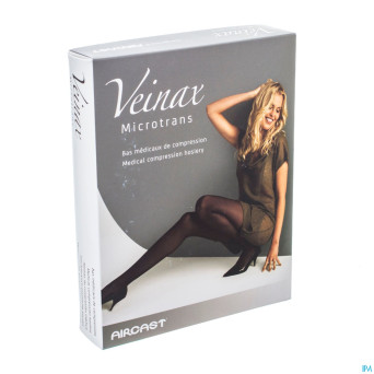 Veinax mi-bas microtrans 2 long noir taille 5