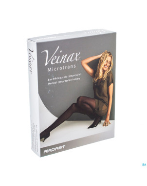 Veinax mi-bas microtrans 2 long noir taille 5