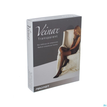 Veinax collant transparent 2 long beige taille 5