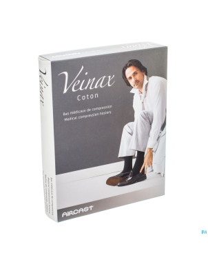 Veinax chausset.homme coton 2 long bl.marine 1