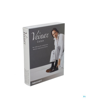 Veinax chausset.homme coton 2 long bl.marine 1