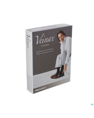 Veinax chausset.homme coton 2 long bl.marine 5