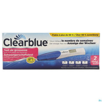 Clearblue digital test grossesse 2