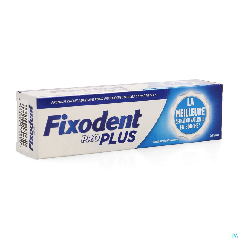 Fixodent pro plus 0% pate adhesive    40g
